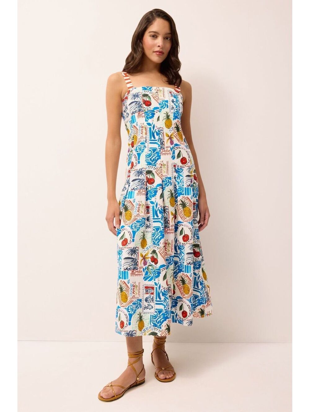MARIE OLIVER | Dixon Dress in Postcard ✦ NWT